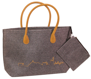 Filz-Tasche »Allgäu-Elegant« | anthrazit 
