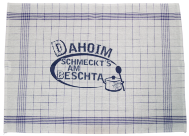 G'schirrtuch »Dahoim schmecht's...« 