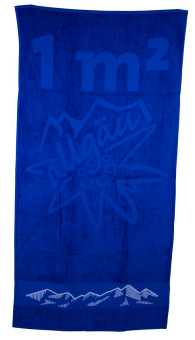 Handtuch »1 qm Allgäu« | Tinte 
