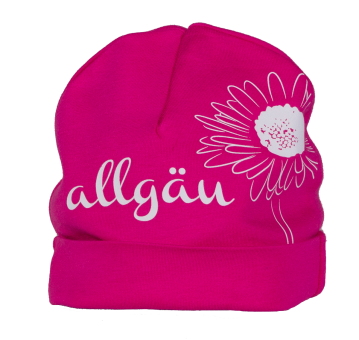 »Gänseblume/Edelweiß« Krempenmützle pink
