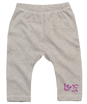 »Prinzessin« | Hose hellgau-gestreift 