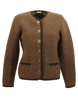 Strick-Jacke DA »Hochvogel« | braun L