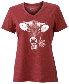 »Kuh Lotte« | weinrot-meliert 