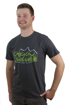 »Eisar Gräs isch griener« | anthrazit XXL