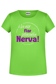 »Nix fair schwache Nerva« | limegrün 
