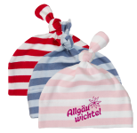 »Allgäuwichtel« Zipfelmützle rosa/weiß