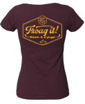 »Froag it!« | heather grape red 