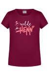 »Wilde Henn'« | weinrot 